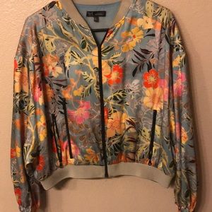 trf collection by Zara Silk Bomber Jacket